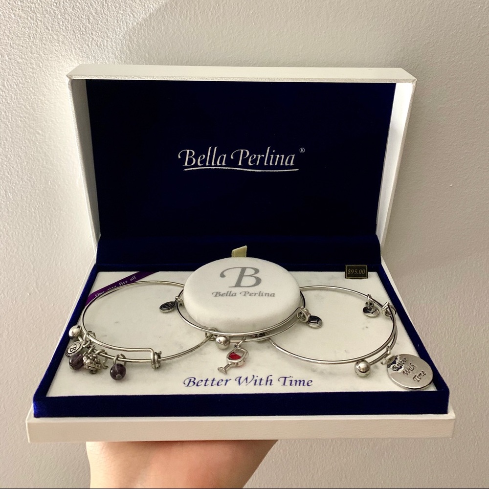 Bella perlina charm bracelets : wine